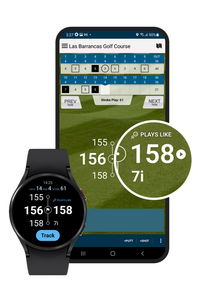 Golf Pad TAGS® Automatic golf shot tracking system for Android/Apple