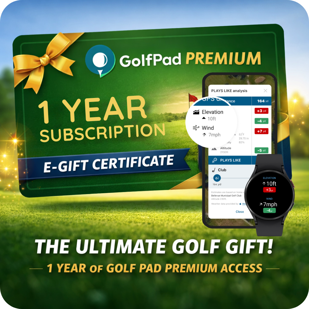 Golf Pad Premium eGift