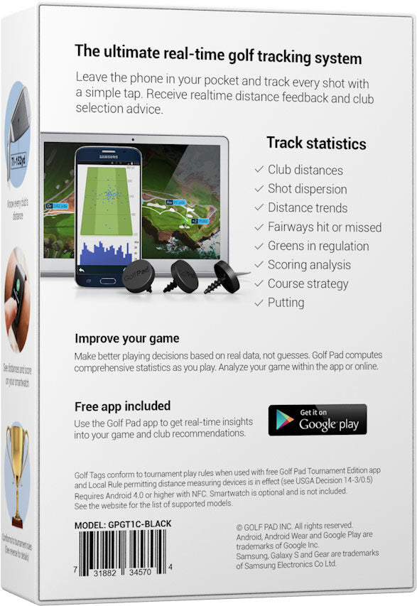 Refurbished Golf Pad TAGS®